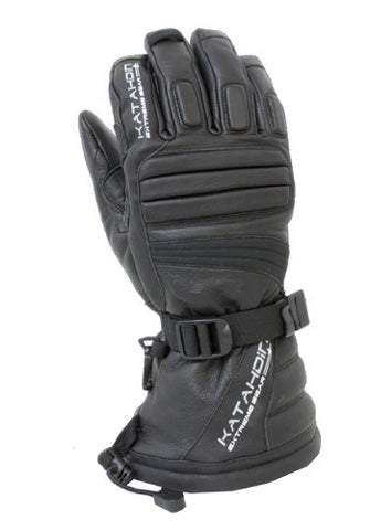 KATAHDIN GEAR TORQUE LEATHER SNOWMOBILE GLOVE, BLACK-2XL